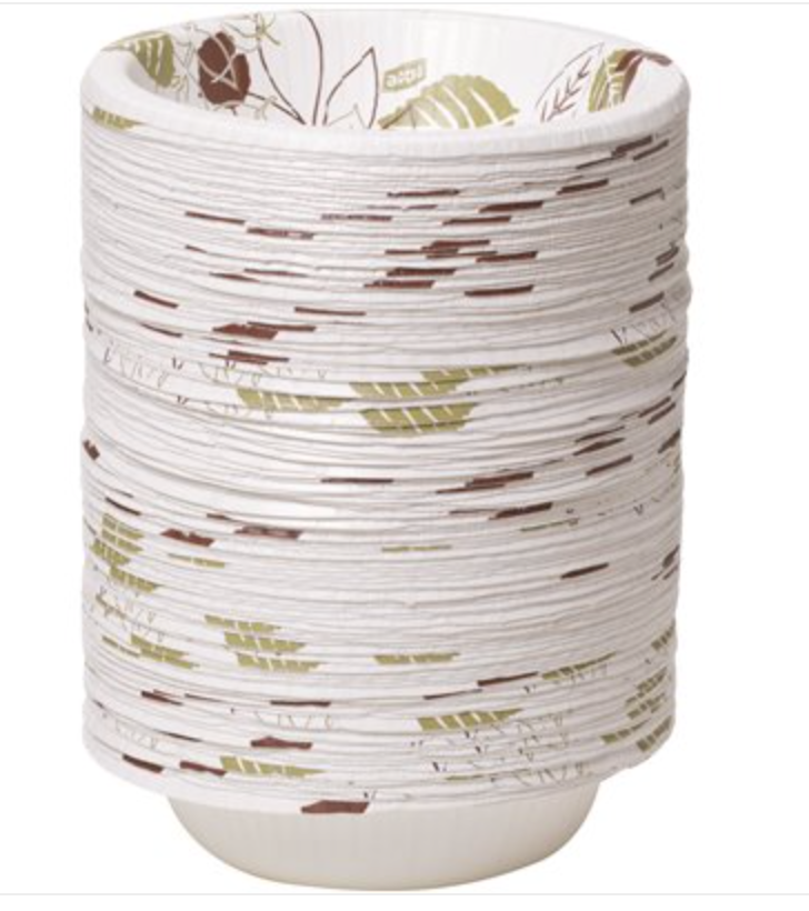 Dixie Ultra 20 oz. Pathways Heavy-Weight Paper Bowls - 125 Count