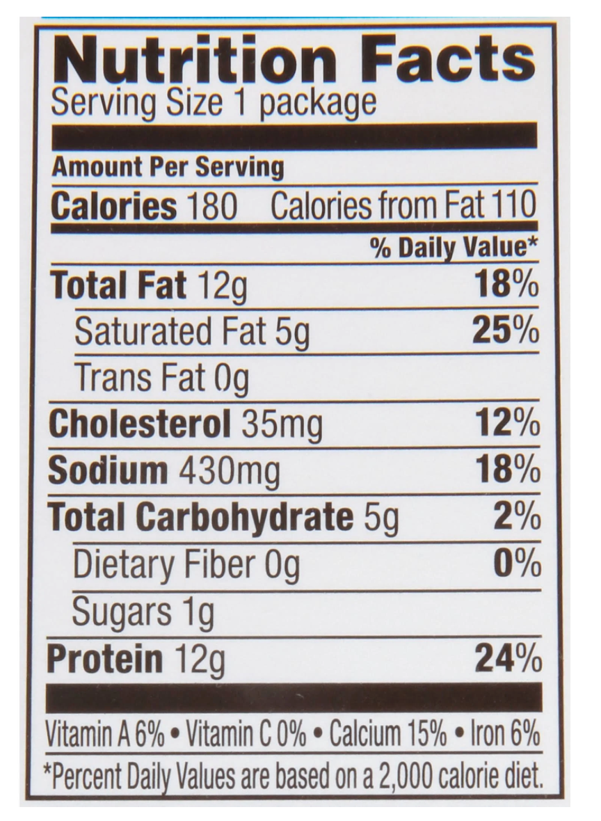 P3 Protein Pack - Ham, Cashews & Colby Jack - 10pk