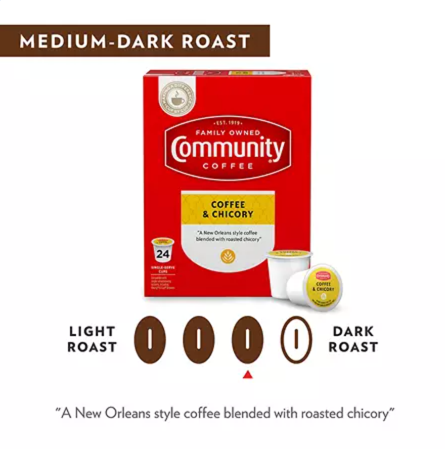 Community Coffee - Coffee & Chicory K-Cups- 80ct