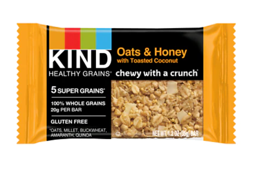 Kind Bar - Oats N Honey w/Toasted Coconut - 12ct