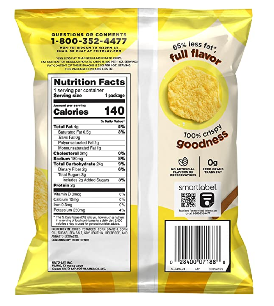 Lay's Baked Original Chips LSS - 64pk