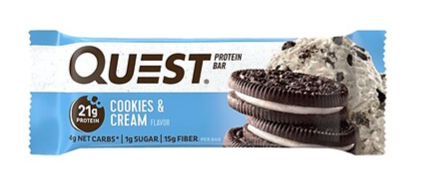 Quest Protein Bar - Cookies & Cream - 12ct