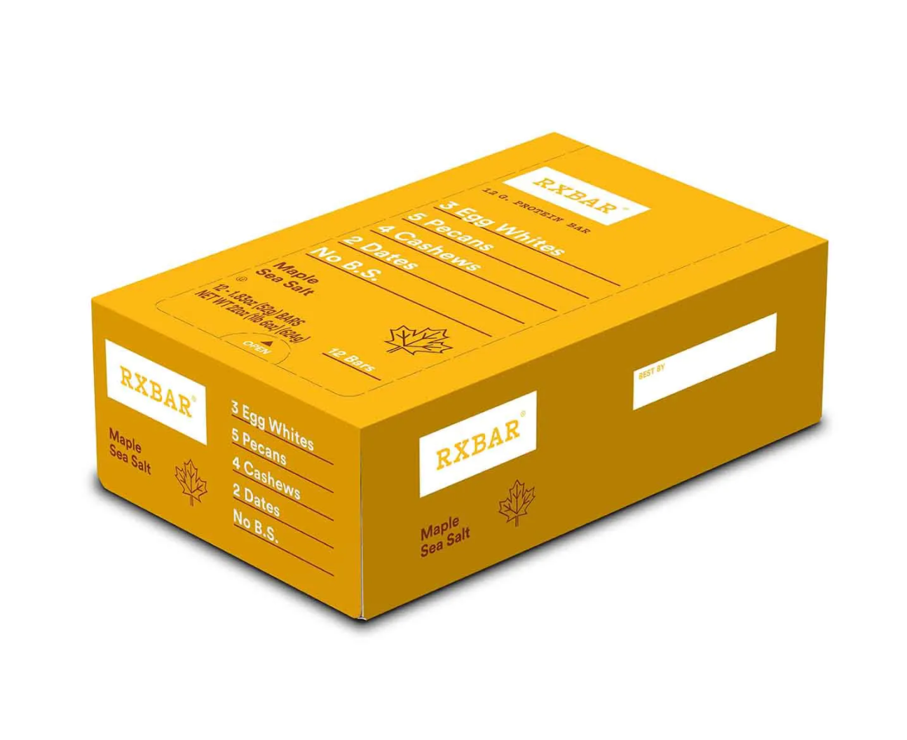 Rx Protein Bars - Maple Sea Salt - 12ct