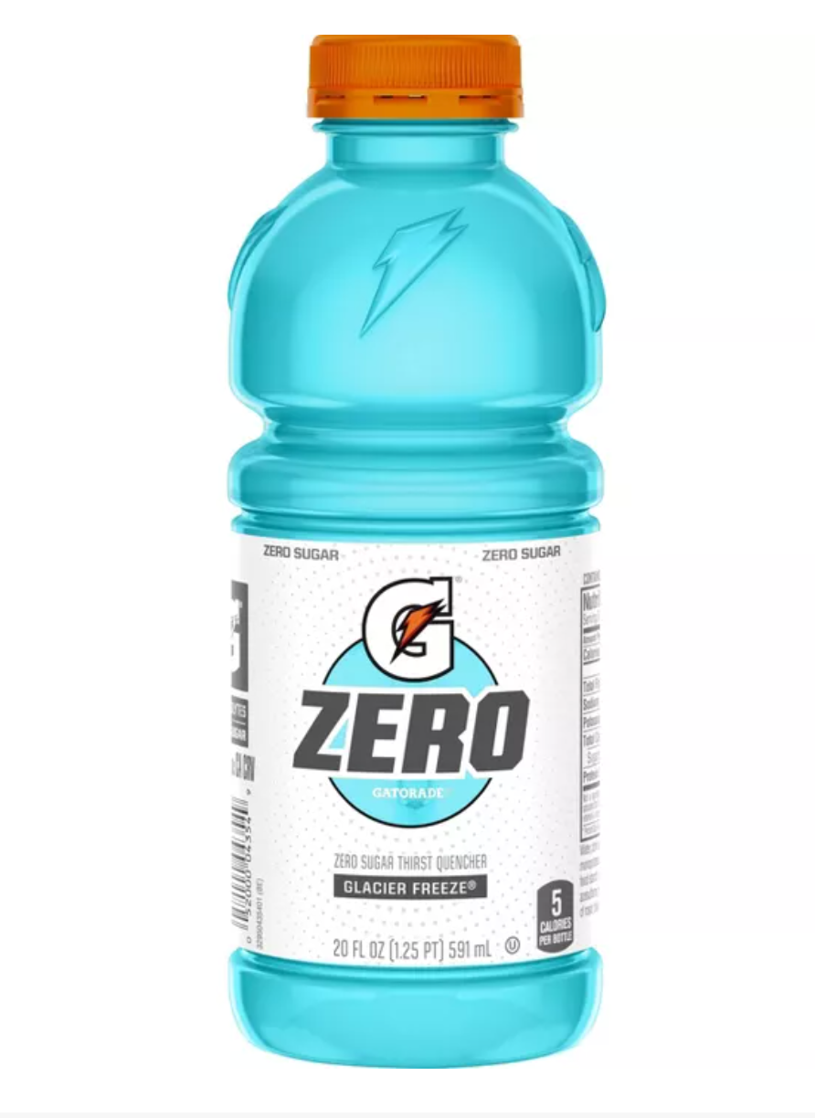 Gatorade Zero - Glacier Freeze - 10oz; 24pk