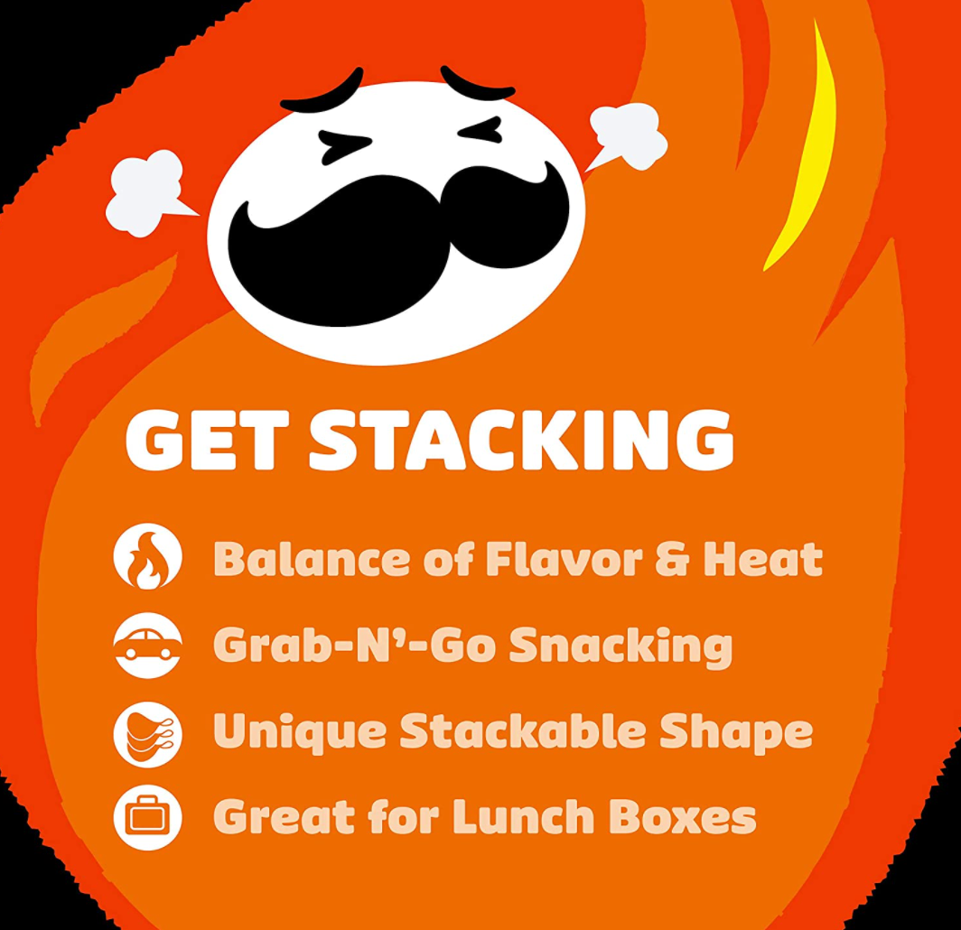 Pringles Grab & Go - Scorchin' Cheddar - 12ct