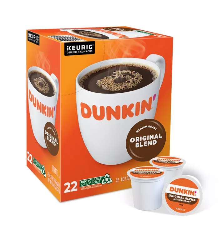 Dunkin Donuts Original Blend K Cup 24ct Company Coffee Shop Online