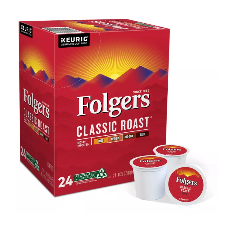 Folgers Classic Roast K-Cup - 24ct – Company Coffee Shop Online