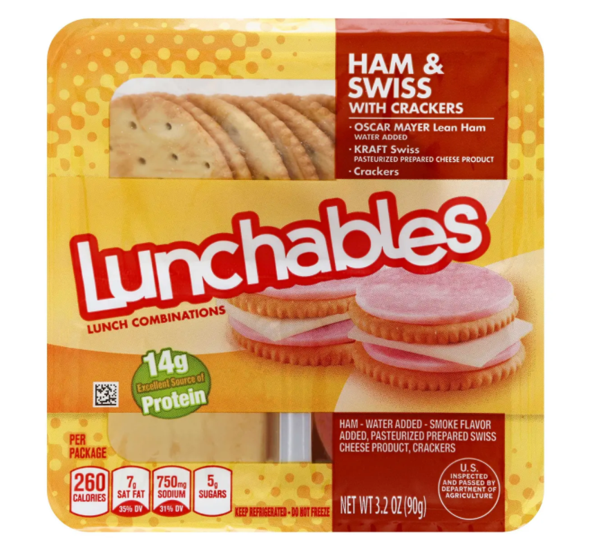 Lunchables - Ham & Swiss - 16ct