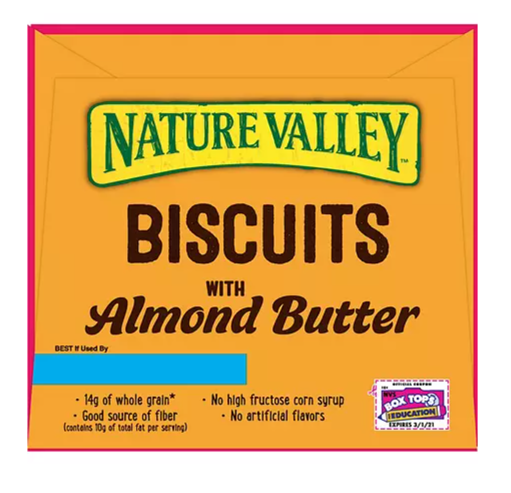 Nature Valley Biscuit Sandwich with Almond Butter