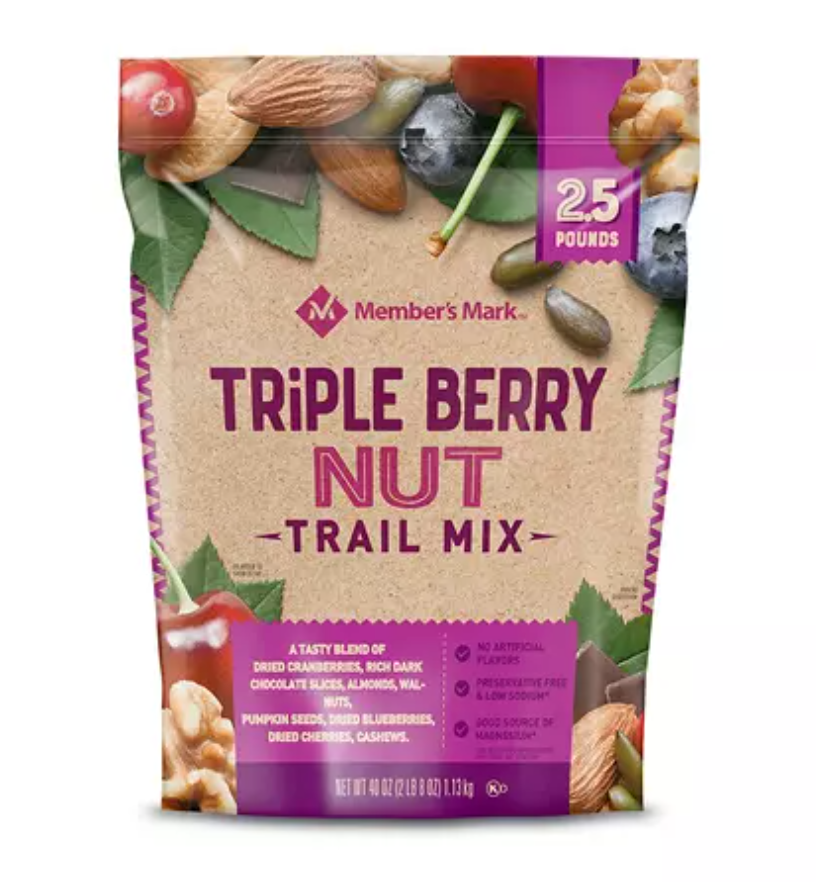 Member's Mark Triple Berry Trail Mix - 40oz
