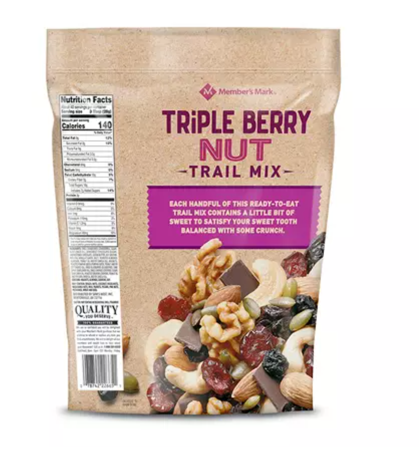 Member's Mark Triple Berry Trail Mix - 40oz