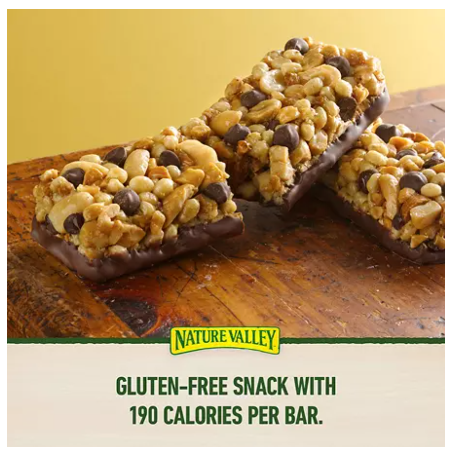 Nature Valley PB Dark Chocolate Protein Granola Bars - 30ct