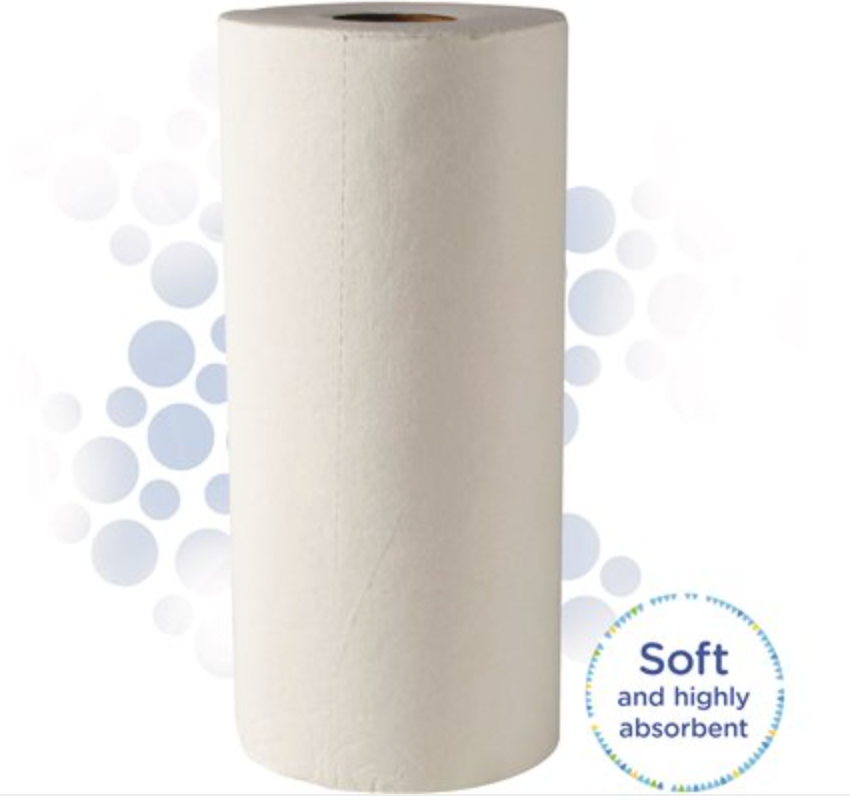 Kleenex Cloth-Like Perforated Paper Towels Roll
