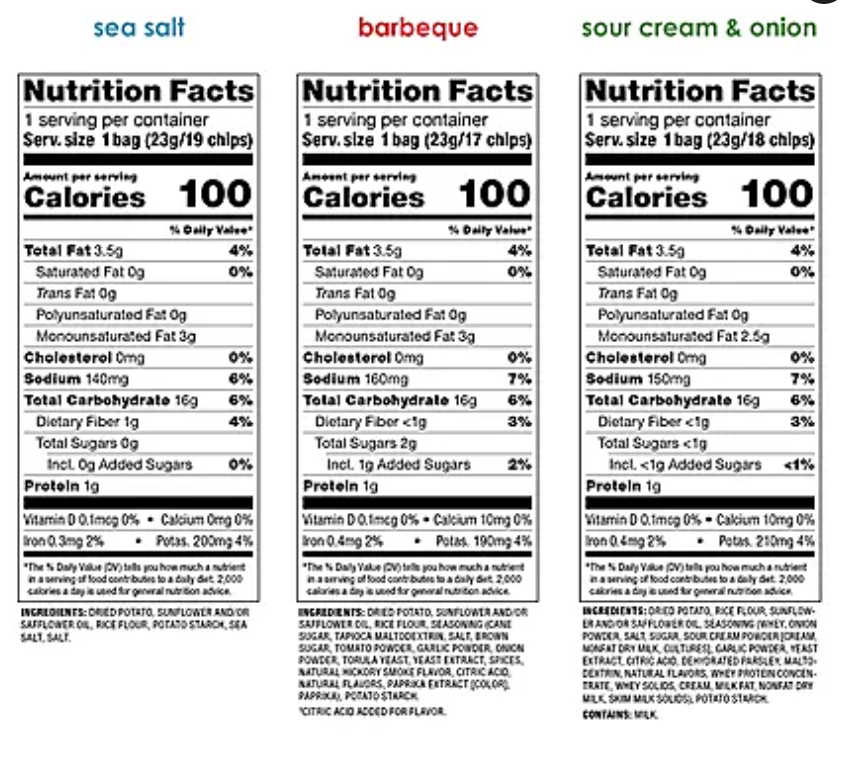 Pop Chips Variety Pack - 30pk