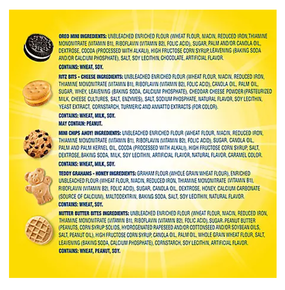 Nabisco Classic Mix Variety Pack - 40pk