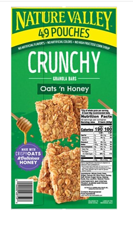 Nature Valley Oats N Honey Granola Bars