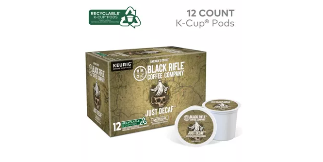 Black Rifle Coffee - Just Decaf K-Cups - 12ct