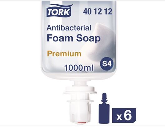 TORK Antibacterial Foam Hand Soap - 6cs