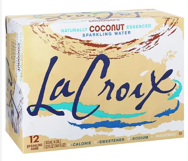 La Croix Coconut Sparkling Water - 24pk