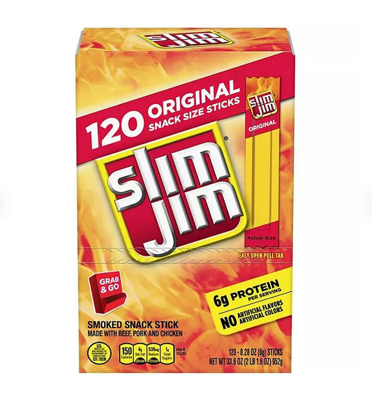 Slim Jim Original - 0.28oz. ; 120pk.