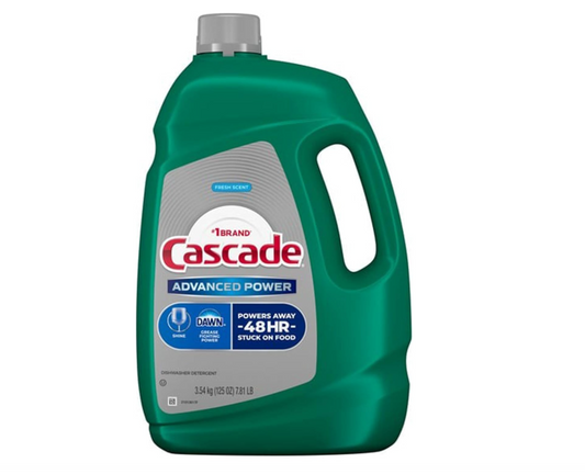 Cascade Liquid Dishwasher Detergent - 125oz.