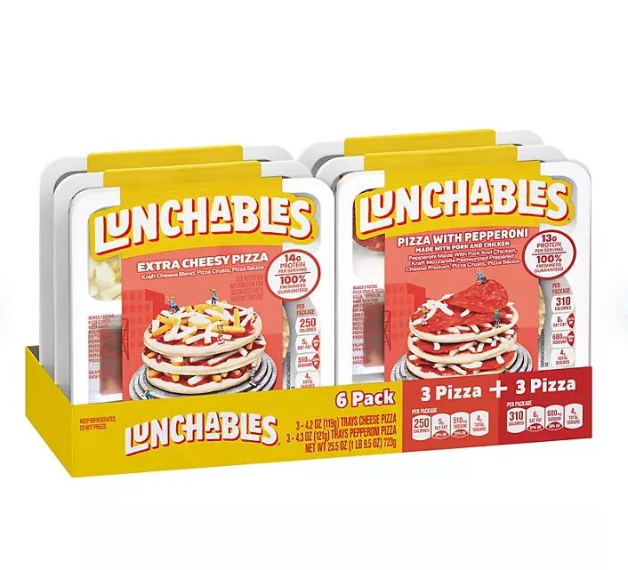 Lunchables Pizza Variety Pack - 6pk.