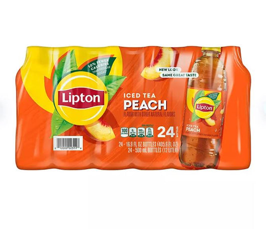 Lipton Peach Iced Tea ; 16.9oz. - 24pk