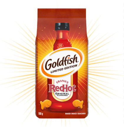 Goldfish Franks RedHot Crackers - 2.45oz ; 8ct.