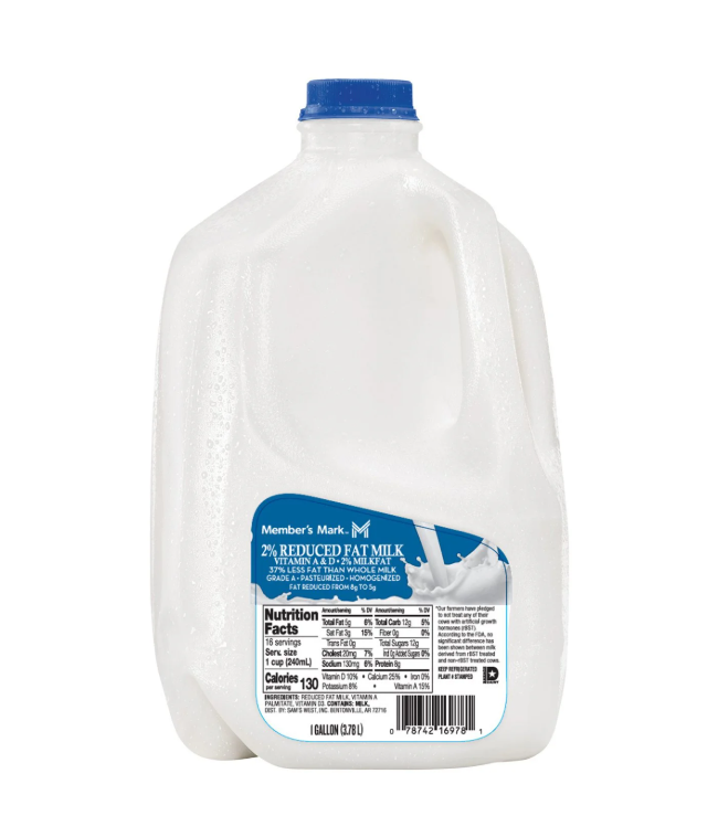 2% Milk - 1 Gallon