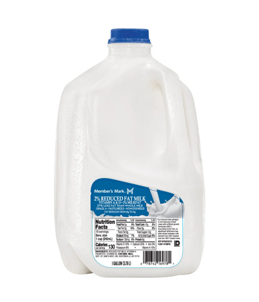 2% Milk - 1 Gallon