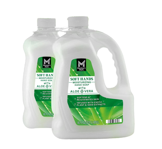 Member's Mark Aloe Vera Moisturizing Hand Soap - 80oz. ; 2pk.