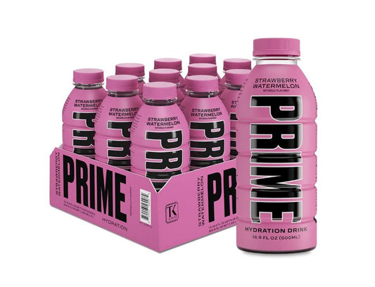 Prime Hydration Strawberry Watermelon - 16.9oz ; 12pk