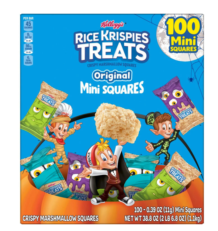 Kellogg's Rice Krispies Treats Halloween Mini Squares - 100ct.