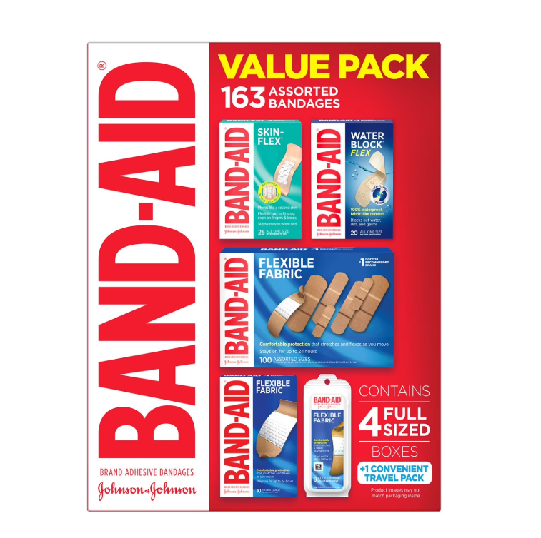 BAND-AID Variety Pack - 163 ct.