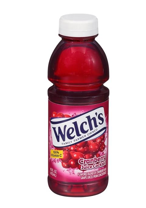 Welch's Cranberry Juice Cocktail - 16oz. ; 12pk.