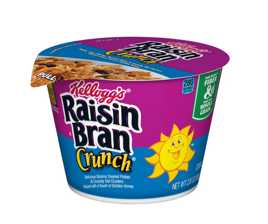 Raisin Bran Crunch Cup - 6oz ; 10ct.