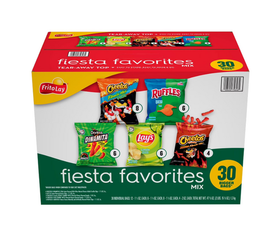 Frito-Lay Fiesta Favorites Variety Pack - 30ct.