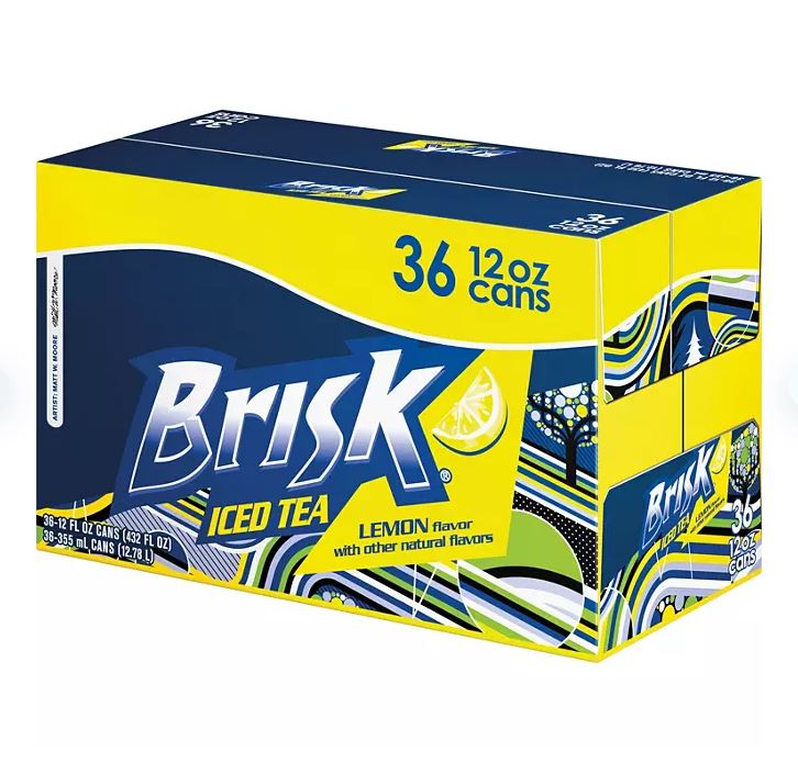 Lipton Brisk Lemon Iced Tea - 12oz. ; 36pk.