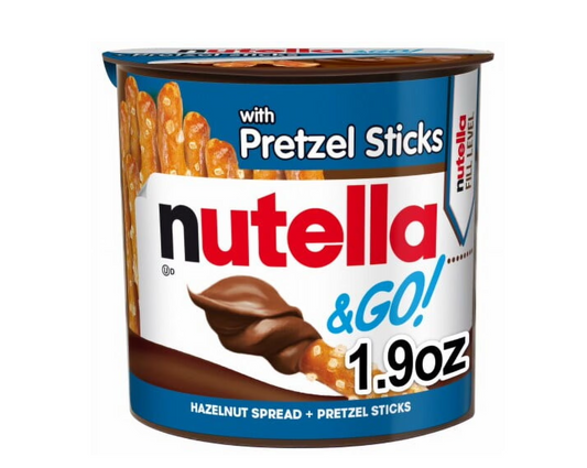 Nutella & Go Hazelnut Spread with Pretzel Sticks - 1.9oz ; 16ct