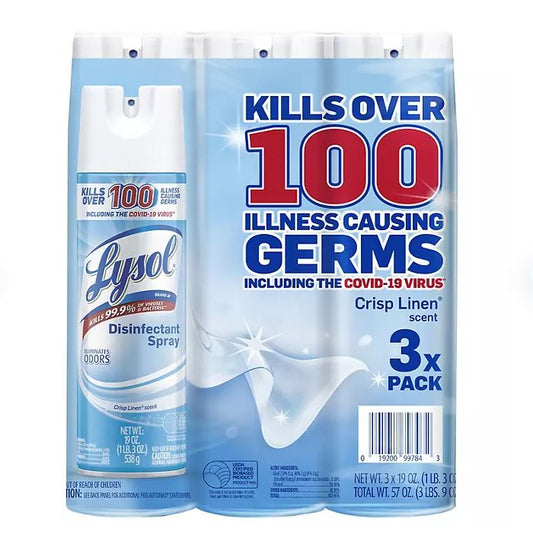 Lysol Disinfectant Spray - 19oz. ; 3pk.