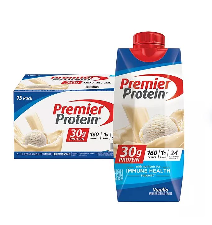 Premier Protein Shake - Vanilla - 15pk