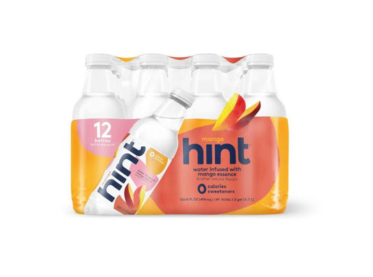 Hint Fruit Infused Water - Mango - 12pk