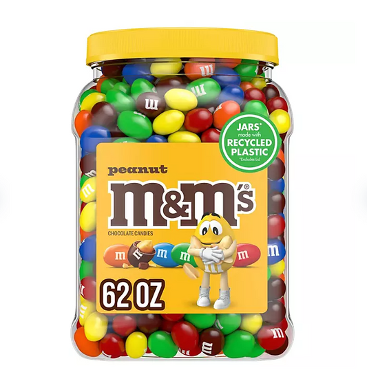 M&M'S Peanut Milk Chocolate Candy - 62oz.