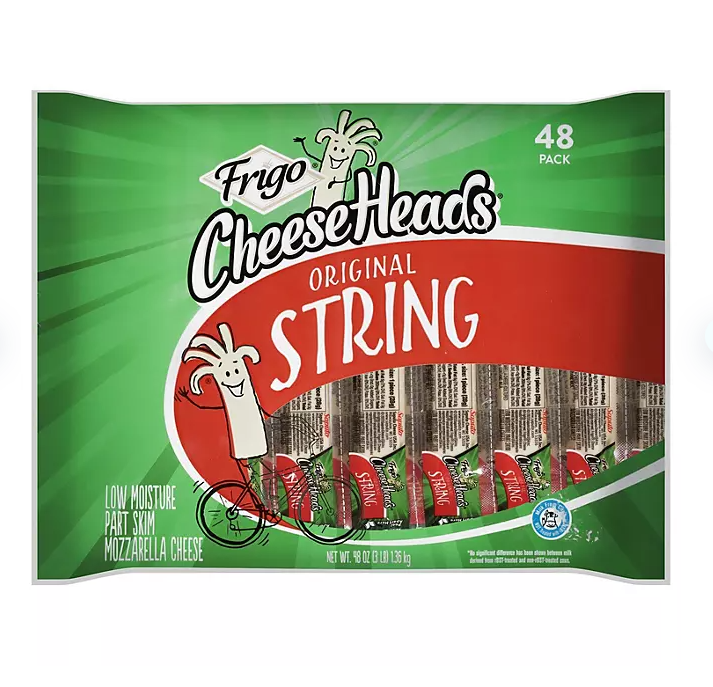 Frigo Cheese Heads String Cheese - 48ct.