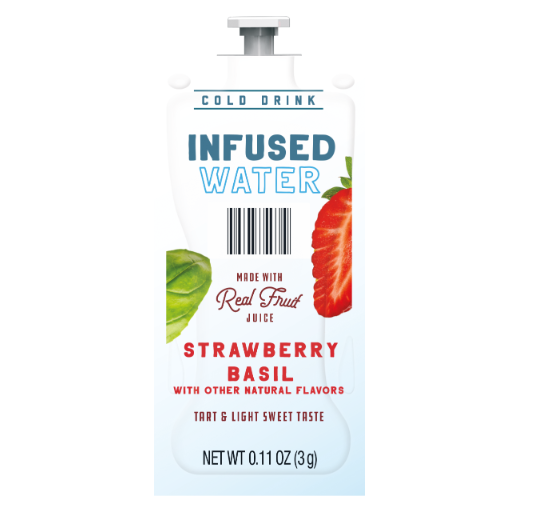 Strawberry Basil Infused Water Flavia Pack - 100ct.