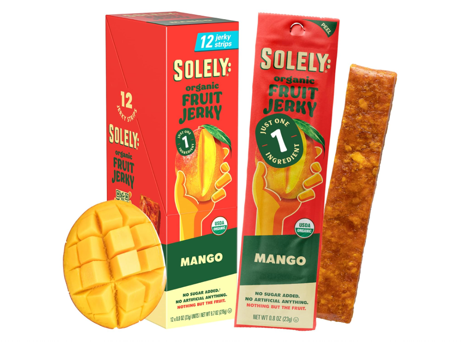 Solely Mango Fruit Jerky - 0.8oz. ; 12pk.