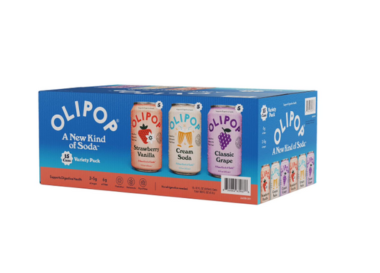 Olipop Soda Variety Pack - 12oz ; 15pk.