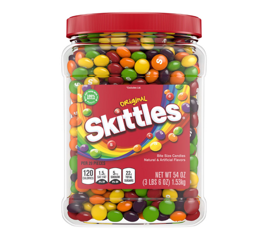 Skittles Original Candy Jar - 54oz.