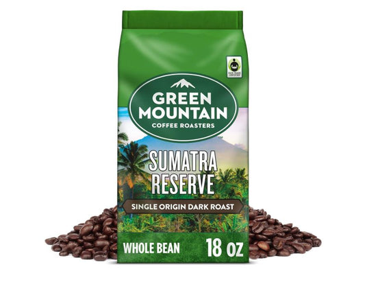 Green Mountain Sumatran Reserve Whole Bean - 18oz.