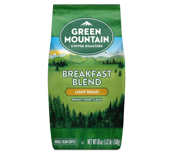 Green Mountain Breakfast Blend Whole Bean - 18oz.